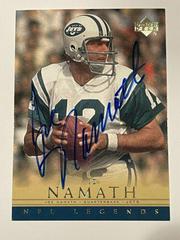 Joe Namath [Gold] Football Cards 2000 Upper Deck Legends Autographs Prices