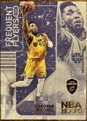 Donovan Mitchell [Winter] #14 Basketball Cards 2022 Panini Hoops Frequent Flyers Prices