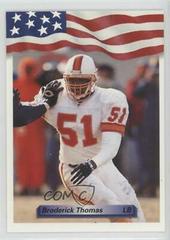 Broderick Thomas #72 Football Cards 1992 All World Prices