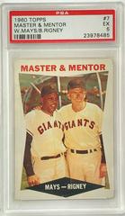 W. Mays, B. Rigney #7 Baseball Cards 1960 Topps Prices