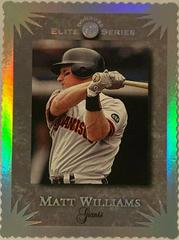 Matt Williams #53 Baseball Cards 1995 Panini Donruss Elite Prices