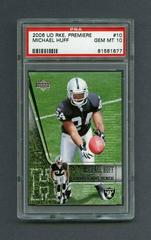 Michael Huff Football Cards 2006 Upper Deck Rookie Premiere Prices