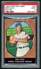 Bob Avila [No Tab] #33 Baseball Cards 1958 Hires Root Beer Prices