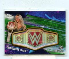 Charlotte Flair Wrestling Cards 2020 Topps WWE Women's Division Championship Plate Patch Prices