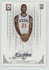 Joel Embiid [Silver] Basketball Cards 2014 Panini Excalibur Prices
