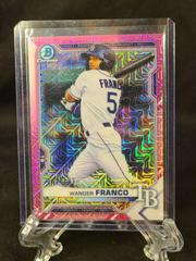 Wander Franco [Pink Refractor Mega Box Mojo] #BCP-57 Baseball Cards 2021 Bowman Chrome Prospects Prices