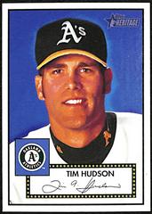 Tim Hudson [Black Back] #32 Baseball Cards 2001 Topps Heritage Prices