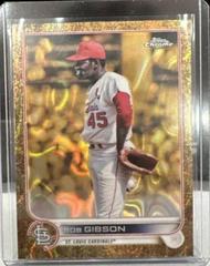 Bob Gibson [Lava Gold] #130 Baseball Cards 2022 Topps Gilded Collection Prices