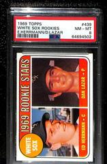 White Sox Rookies [E. Herrmann, D. Lazar] #439 Baseball Cards 1969 Topps Prices
