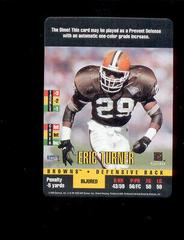 Eric Turner Football Cards 1995 Panini Donruss Red Zone Prices