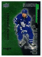 Auston Matthews [Emerald] #DD-43 Hockey Cards 2022 Upper Deck Black Diamond Dominance Prices