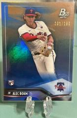 Alec Bohm [Blue] #20 Baseball Cards 2021 Bowman Platinum Prices