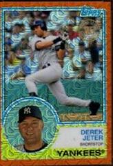 Derek Jeter [Orange Refractor] #1 Baseball Cards 2018 Topps Silver Pack 1983 Chrome Promo Prices