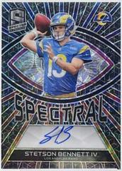 Stetson Bennett IV [Green Neon] #2 Football Cards 2023 Panini Spectra Spectral Signature Prices