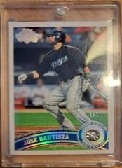 Jose Bautista [Cognac Diamond Anniversary] #346 Baseball Cards 2011 Topps Prices