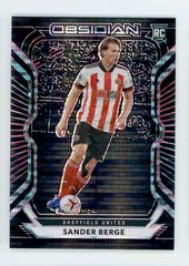 Sander Berge [Red Pulsar] Soccer Cards 2020 Panini Obsidian Prices