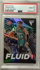 Jaden Ivey [Silver] #7 Basketball Cards 2022 Panini Flux Fluid Prices