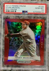 Stan Musial [Red Prizm] #125 Baseball Cards 2012 Panini Prizm Prices