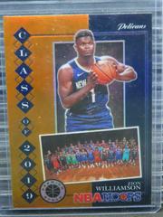 Zion Williamson [Orange] Basketball Cards 2019 Panini Hoops Premium Stock Class of 2019 Prices