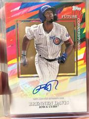 Brennen Davis [Red] #FC-BD Baseball Cards 2022 Topps Pro Debut Future Cornerstones Autographs Prices