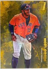 Pedro Leon [Gold Foil] #5 Baseball Cards 2021 Bowman Inception Prices