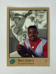 Brian Jordan #93 Baseball Cards 1992 Studio Prices