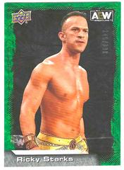 Ricky Starks [Green Pyro] Wrestling Cards 2022 Upper Deck AEW Prices