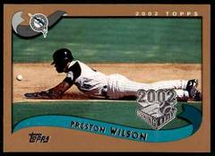 Preston Wilson Baseball Cards 2002 Topps Opening Day Prices