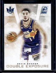 Devin Booker [Amethyst] #4 Basketball Cards 2022 Panini Court Kings Double Exposure Prices