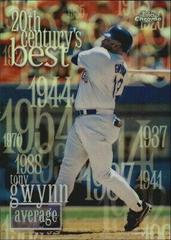 Tony Gwynn [Refractor] Baseball Cards 2000 Topps Chrome Prices