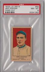 Jeff Pfeffer [Hand Cut] #58 Baseball Cards 1919 W514 Prices