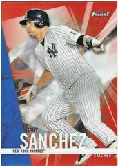 Gary Sanchez [Red Refractor] Baseball Cards 2017 Topps Finest Prices