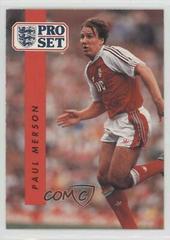 Paul Merson Soccer Cards 1990 Pro Set Prices