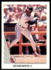 Devon White #76 Baseball Cards 1990 Leaf Prices
