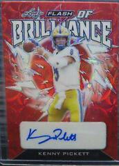 Kenny Pickett [Kaleidoscope Red] #FB-KP1 Football Cards 2022 Leaf Flash of Brilliance Autographs Prices