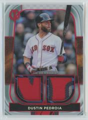 Dustin Pedroia [Red] Baseball Cards 2022 Topps Tribute Dual Relics Prices