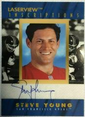 Steve Young Football Cards 1996 Pinnacle Laser View Inscriptions Autographs Prices
