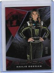 Hailie Deegan [Red] #9 Racing Cards 2022 Panini Chronicles Nascar Black Prices