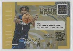 Anthony Edwards [Gold] Basketball Cards 2021 Panini Illusions Mail Call Prices