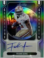 Frank Gore [Green] Football Cards 2022 Panini Absolute Signature Standouts Prices
