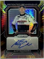 Austin Cindric [Purple Yellow Hyper] #18 Racing Cards 2023 Panini Prizm NASCAR Patented Penmanship Prices