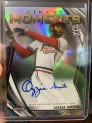 Ozzie Smith #FMA-OS Baseball Cards 2021 Topps Finest Moments Autographs Prices