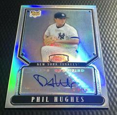 Phil Hughes [Refractor] Baseball Cards 2007 Bowman Sterling Prices
