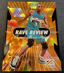Shareef Abdur Rahim [Super Rave] Basketball Cards 1997 Skybox Z Force Prices