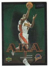 jason richardson[A.K.A] #209 Basketball Cards 2003 Upper Deck Victory Prices