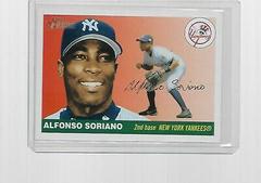 Alfonso Soriano [Fielding] #250 Baseball Cards 2004 Topps Heritage Prices