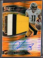 Chase Claypool [Neon Orange Pulsar Prizm] Football Cards 2020 Panini Select Prime Selections Signatures Prices