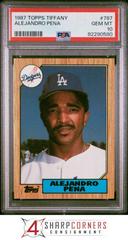Alejandro Pena #787 Baseball Cards 1987 Topps Tiffany Prices