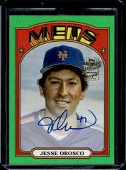 Jesse Orosco [Green] Baseball Cards 2023 Topps Archives 1972 Fan Favorites Autographs Prices