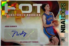 Josh Giddey [Green] #HSR-JGG Basketball Cards 2021 Panini Hoops Hot Signatures Rookies Prices